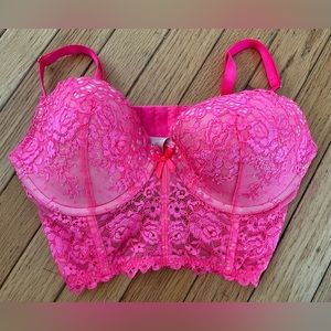 Victoria secret pink vintage bra/corset size 36c
